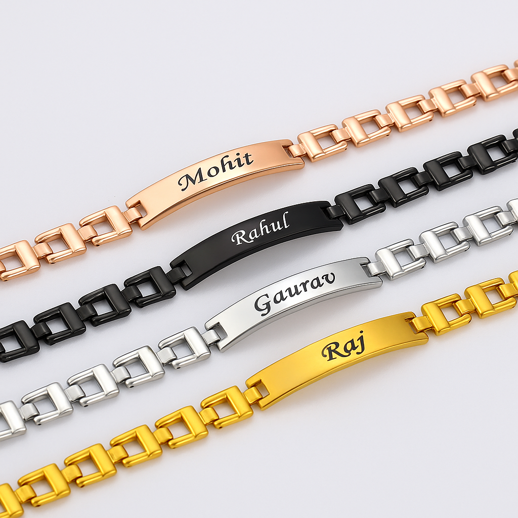 Anti-Tarnish Personalised Unisex Bracelet